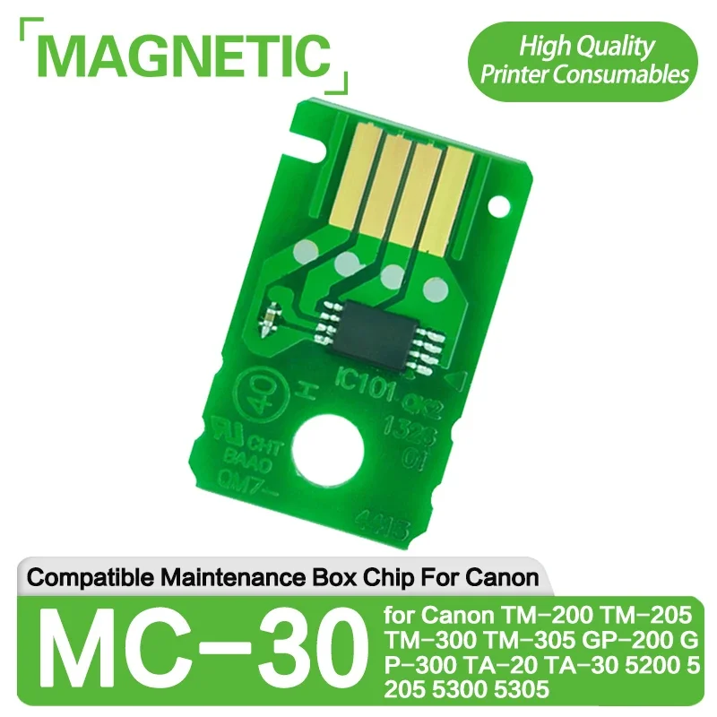 MC-31 MC-30 Maintenance Box Chip for Canon TM-200 TM-205 TM-300 TM-305 GP-200 GP-300 TA-20 TA-30 5200 5205 5300 5305