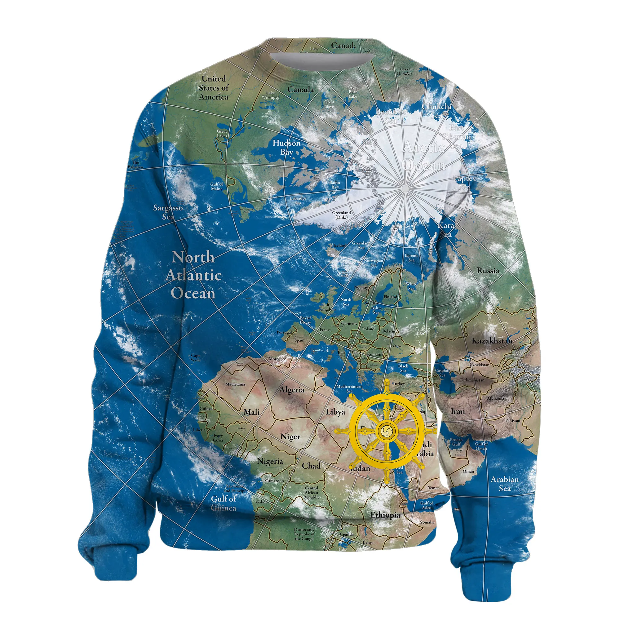 Hoodie Y2k Streetwear Men Navigation Compass Free Shipping Jackets Fleece Anime Harajuku Men's Sweatshirt Hoodies Women Hoody