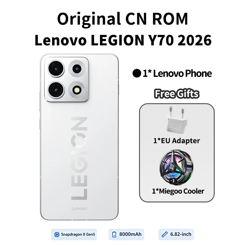 2026 Lenovo Legion Y70 8000mAh 90W 5G Gaming Phone