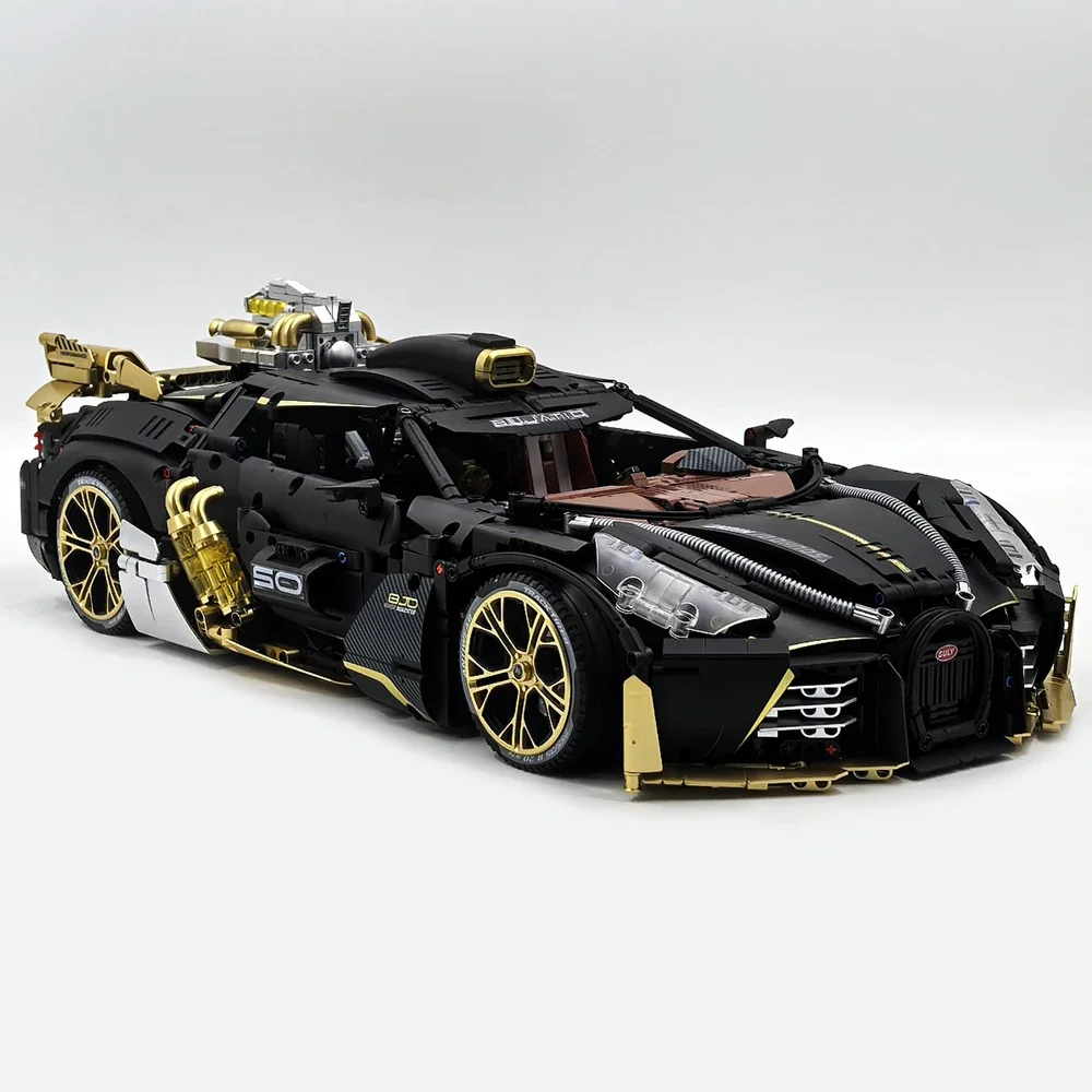 Technical Black Super Speed Sport Car Building Block City Mechanical Racing Vehicle Model Brick Toys For Boy Xmas Gift MOC