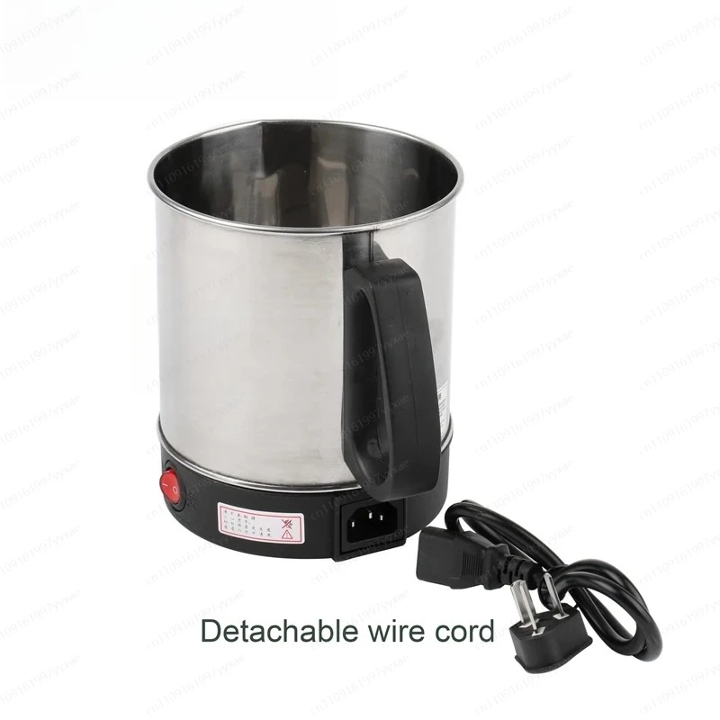 Multifunctional electric cooking pot, portable stainless steel heating cup