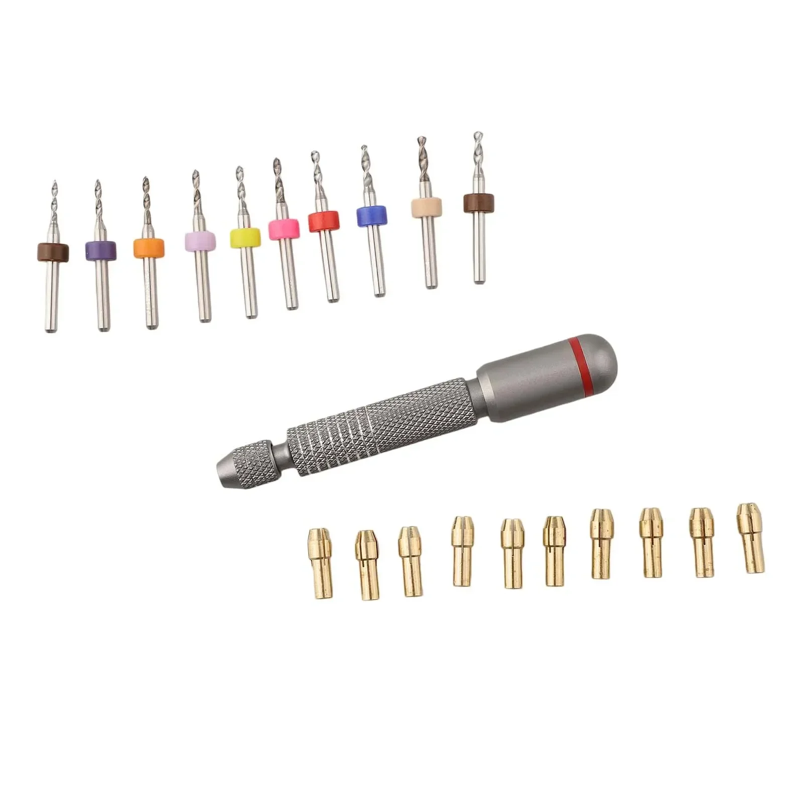 

DIY Jewelry Making Tool Mini Drill Bit Set DIY Jewelry Tools Aluminum Alloy Construction Double Bearing Design