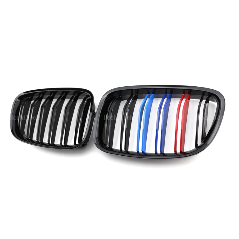 High Quality Car Front Bumper Kidney Grille For BMW 5 Series GT F07 2010-2015 Replacement Double Slat Black Grilles