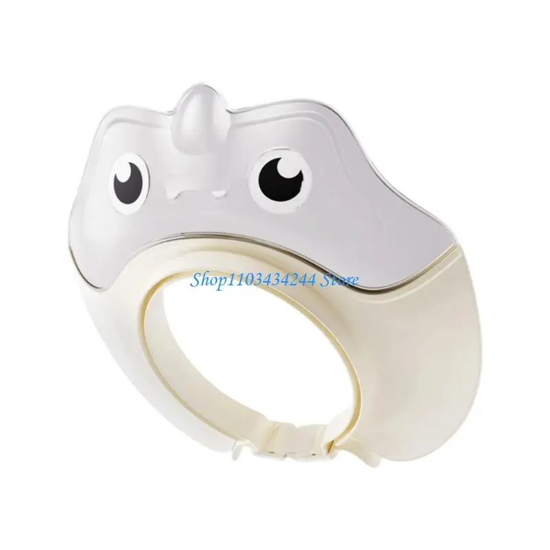 Child Friendly Showering Caps Adjustable Shower Hat for 0-6 Years Kids Eye and Ear Protections Hair Washing Bath Hat
