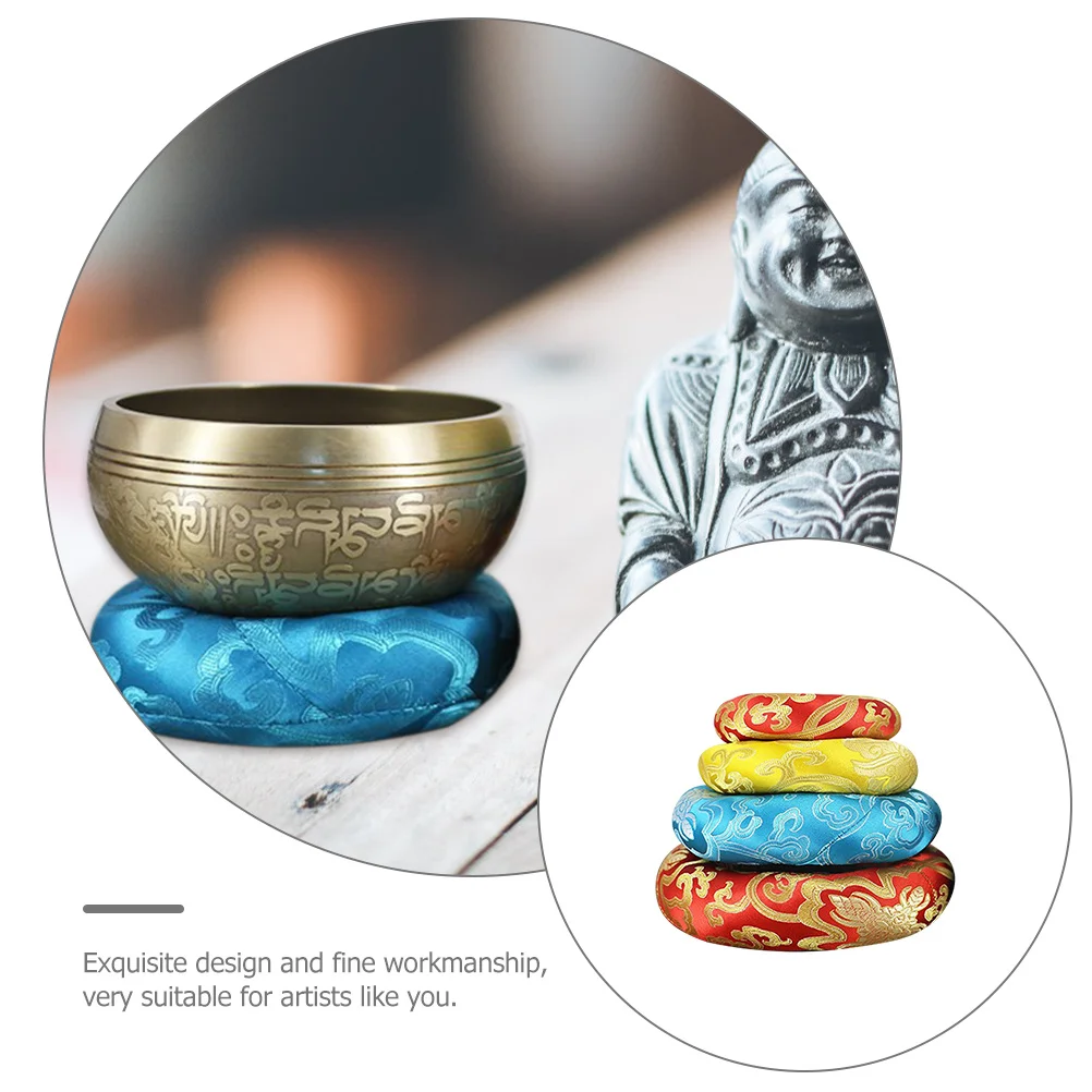 

Bowl Mat High Grade Cotton Cloth Non-Slip Pad Singing Bowl Cushions For Buddhist Ritual Instruments Accessories Decor
