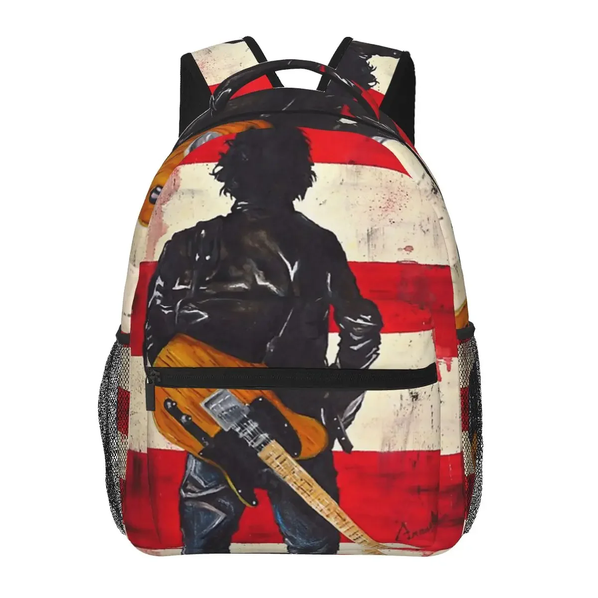 Bruce Springsteen Backpacks Boys Girls Bookbag Students School Bags Cartoon Kids Rucksack Shoulder Bag Large Capacity