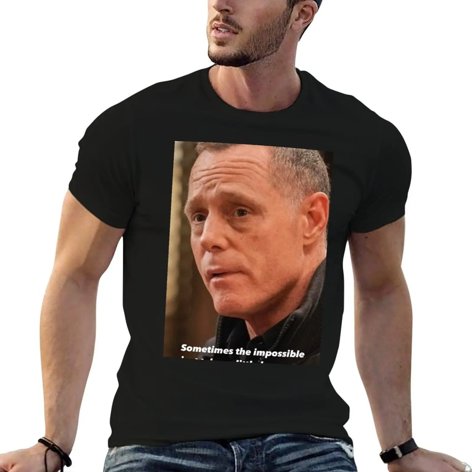 

Jason Beghe Sometimes The Impossible T-Shirt t shirts for man cotton funny man t shirt cotton funny t shirts dark humor T-Shirt