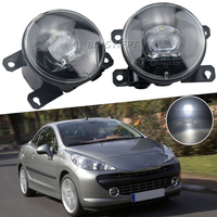 2pcs LED Fog Lights For Peugeot 307 2002 2003 2004 2005 2006 2007 2008 Fog Lamp Fog Light