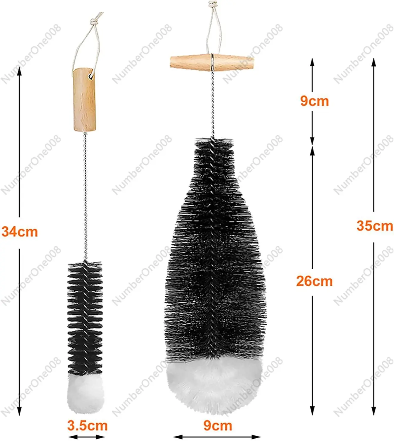 Soda Water Bottle Cleaning Brush Set Brush, Bubble Glass Bottle Cleaning Brush, Cup Brush