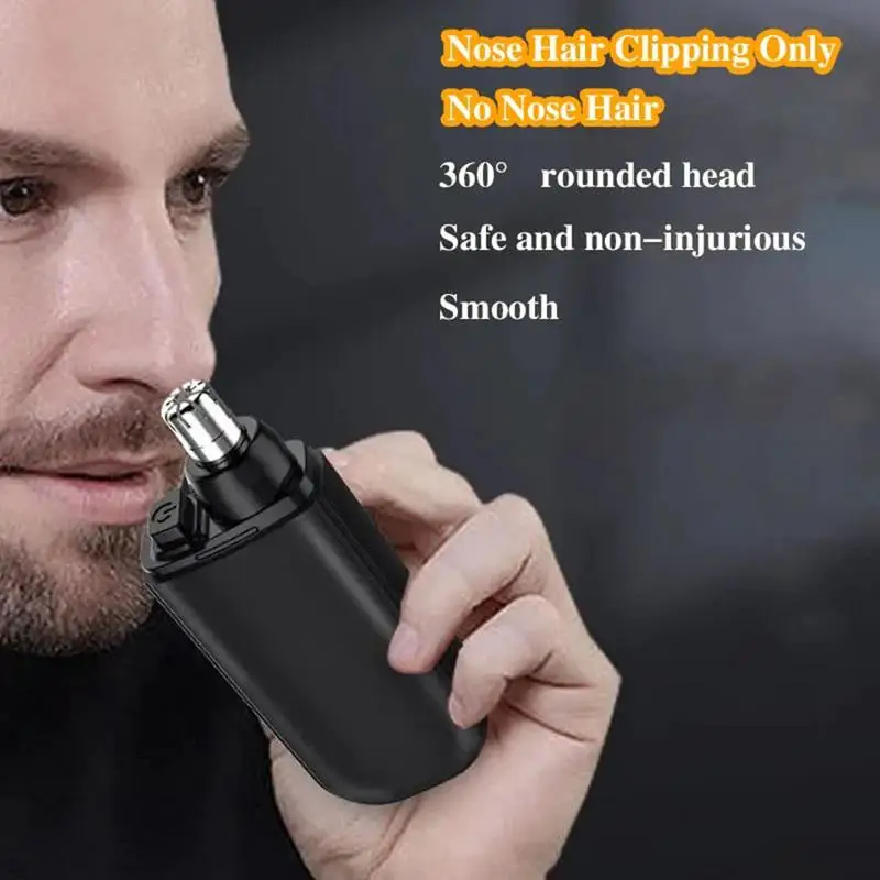 Neus & Oor Haar Trimmers 2 In 1 Oplaadbare Usb Wenkbrauw & Gezichtshaar Trimmer Clipper 7000 Rpm Krachtige Motor En Dual-Edge  trimmer neustrimmer  haarverwijderaar  neustrimmer heren oplaadbaar  trimmer heren neti pot