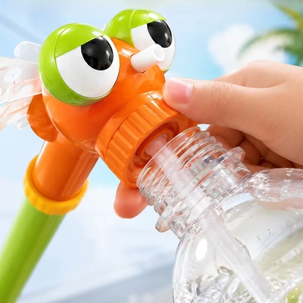 Creative Dragonfly Design Balloon Water Blaster Quick Fill Water Spray Pull-out Water Spraying Prank Gift