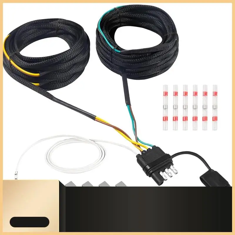 

Trailer Light Kit Wishbond With 30FT 4 Pin 5 Wire Harness And Connector Plug For Brake For Tail And Turn Signals-N30R