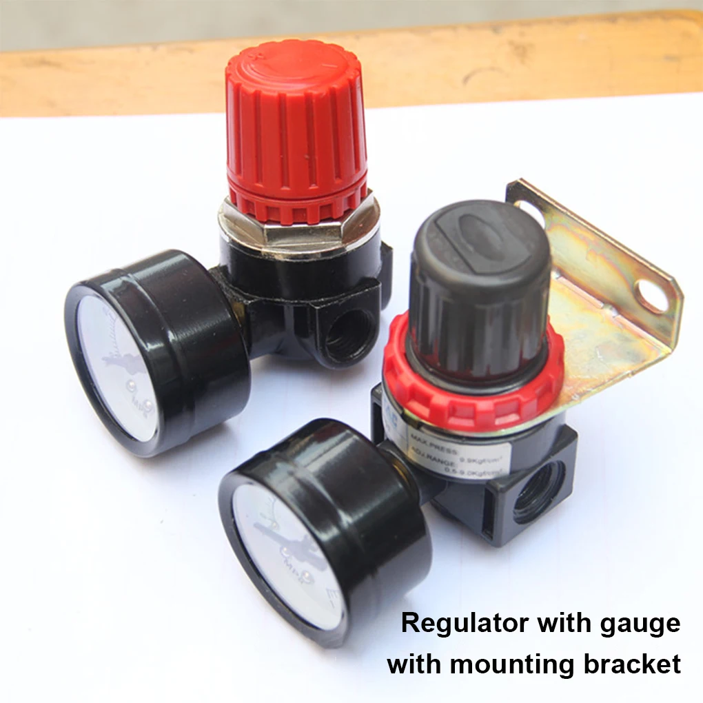 Valve Pressure Regulating Valve High Accuracy 4 Holes Control Air Compressor Tools Air Pump Air Compressor Accessories