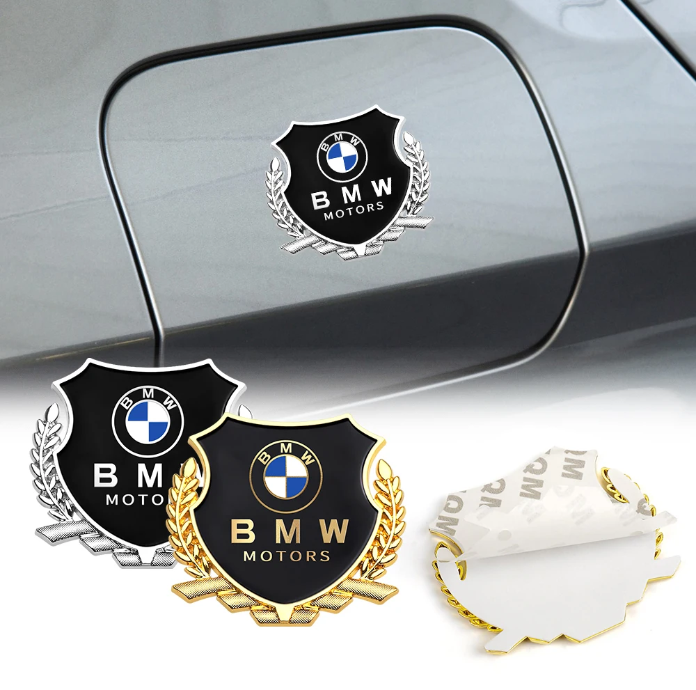 3D Metal Car Emblem Rear Trunk Body Decorative Sticker Auto Styling For Bmw E46 E90 E60 F10 F30 E39 E36 F20 E87 G30 E92 E91 X5 M