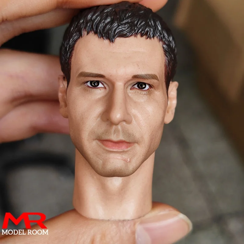 

1/6 Scale Killer Harrison Ford Head Sculpture PVC Head Carving Model Fit 12-inch Male Soldier Action Figure Body Dolls