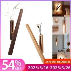 LED Wood Flower Wall Lamp Wood Flower Atmosphere Wall Lamp Magnetic Night Light 360° Rotation Rechargeable Room Decoration