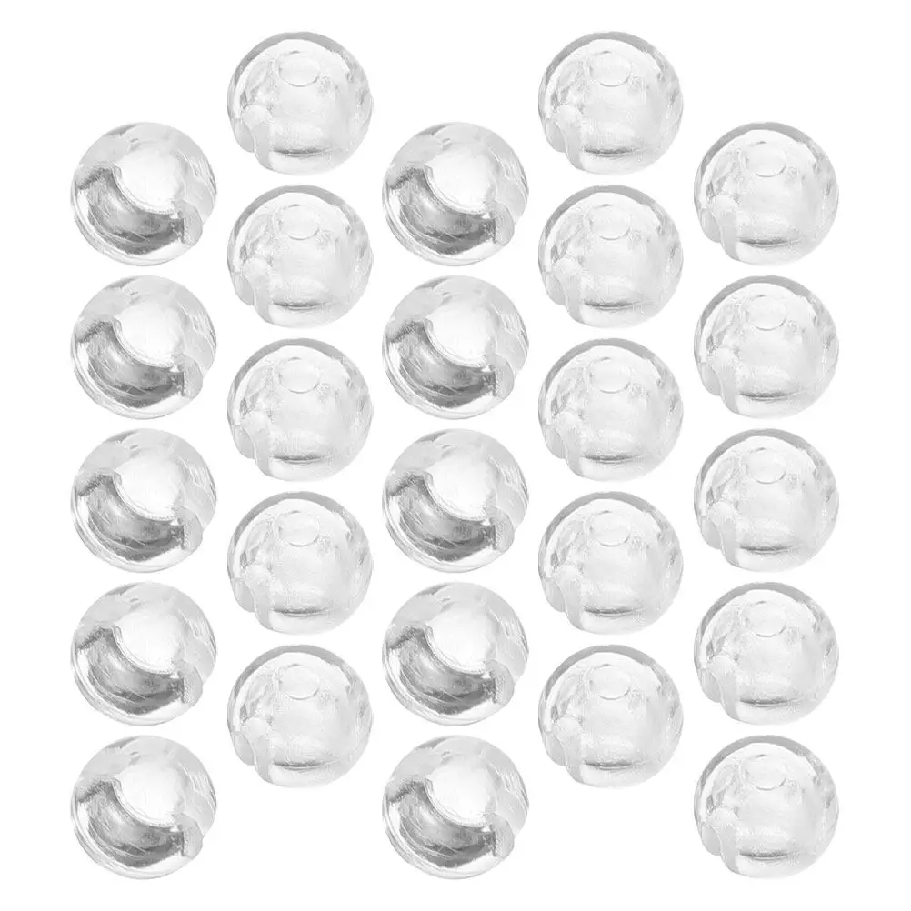 80Pcs Transparent Bead Chain Stops for Vertical Blinds Roller Blind Accessories Chain Fixer Crimp Stop Buckle Replacement Parts