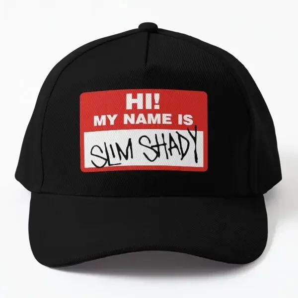 My Name Is Slim Shady  Baseball Cap Hat Bonnet  Snapback Fish Sun Mens Solid Color Casquette Summer Hip Hop Casual Sport Women
