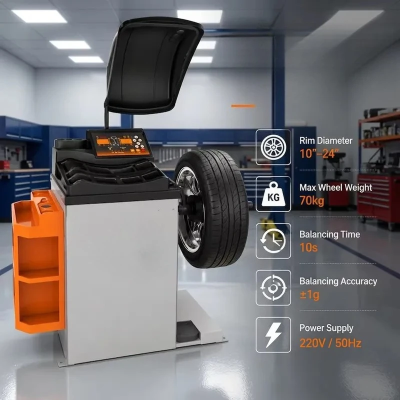 L9030 High-Precision Tire Balancer Wheel Alignment Equipment Workshop 1g Full-Auto Measurement 10