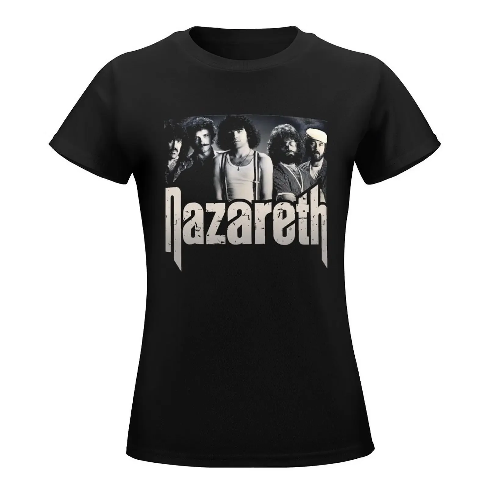 NAZARETH BAND T-Shirt anime clothes Female clothing funny t shirts for Women