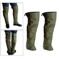 2x ochrona nóg Gaiter wodoodporny Legging Anti Bite trwały wąż Pet Guard do jazdy na nartach Camping Outdoor akcesoria myśliwskie