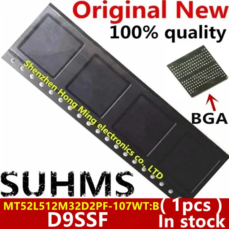 

(1piece) 100% New D9SSF MT52L512M32D2PF-107 MT52L512M32D2PF-107WT:B BGA