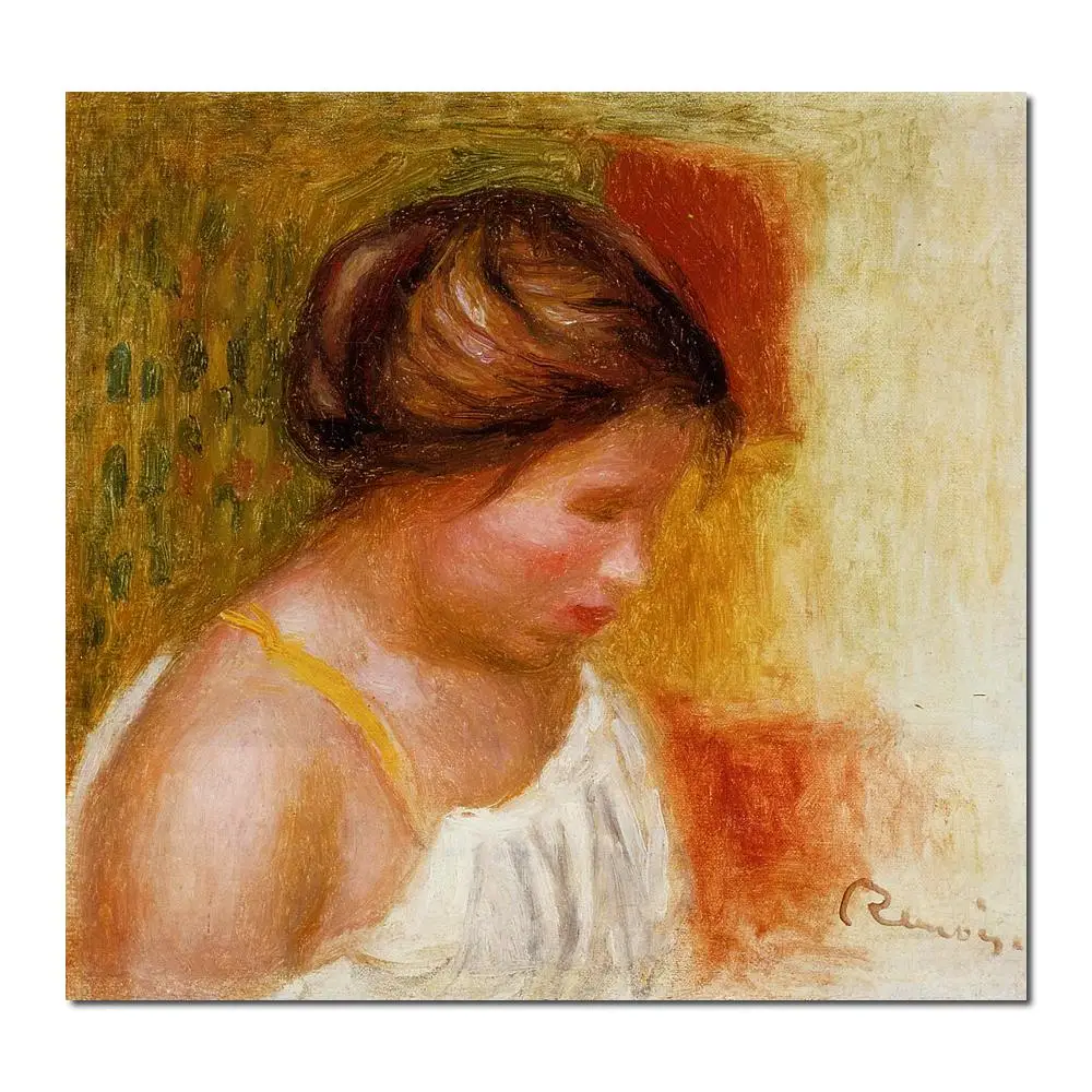 

oil reproductions of famous Pierre Auguste Renoir paintings Gabrielle in a Chemise Hand-painted High quality