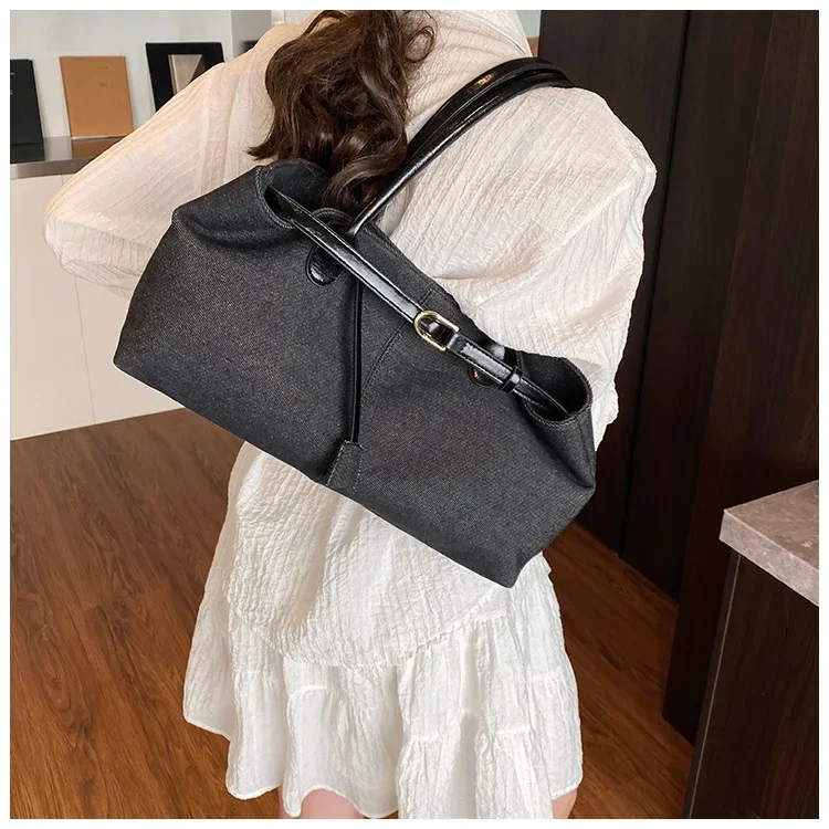 Fashionable Versatile Casual Large-Capacity Shoulder Bag for Women description 37
