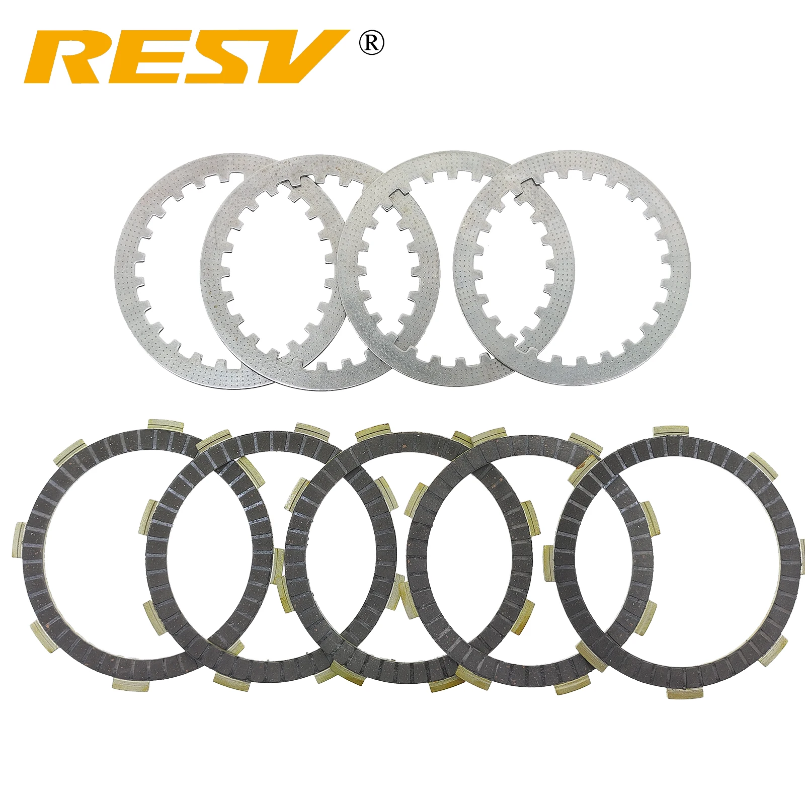 RESV Clutch Friction Steel Plate Discs for CG125 CG 125 125cc 156FMI Replacement