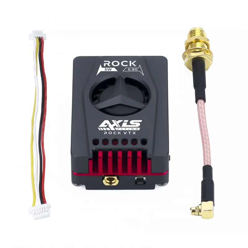 

AA84 For Axis Flying 3W 5.8G VTX FPV Video Transmitter Built-In Cooling Fan For FPV Long Range RC Drone