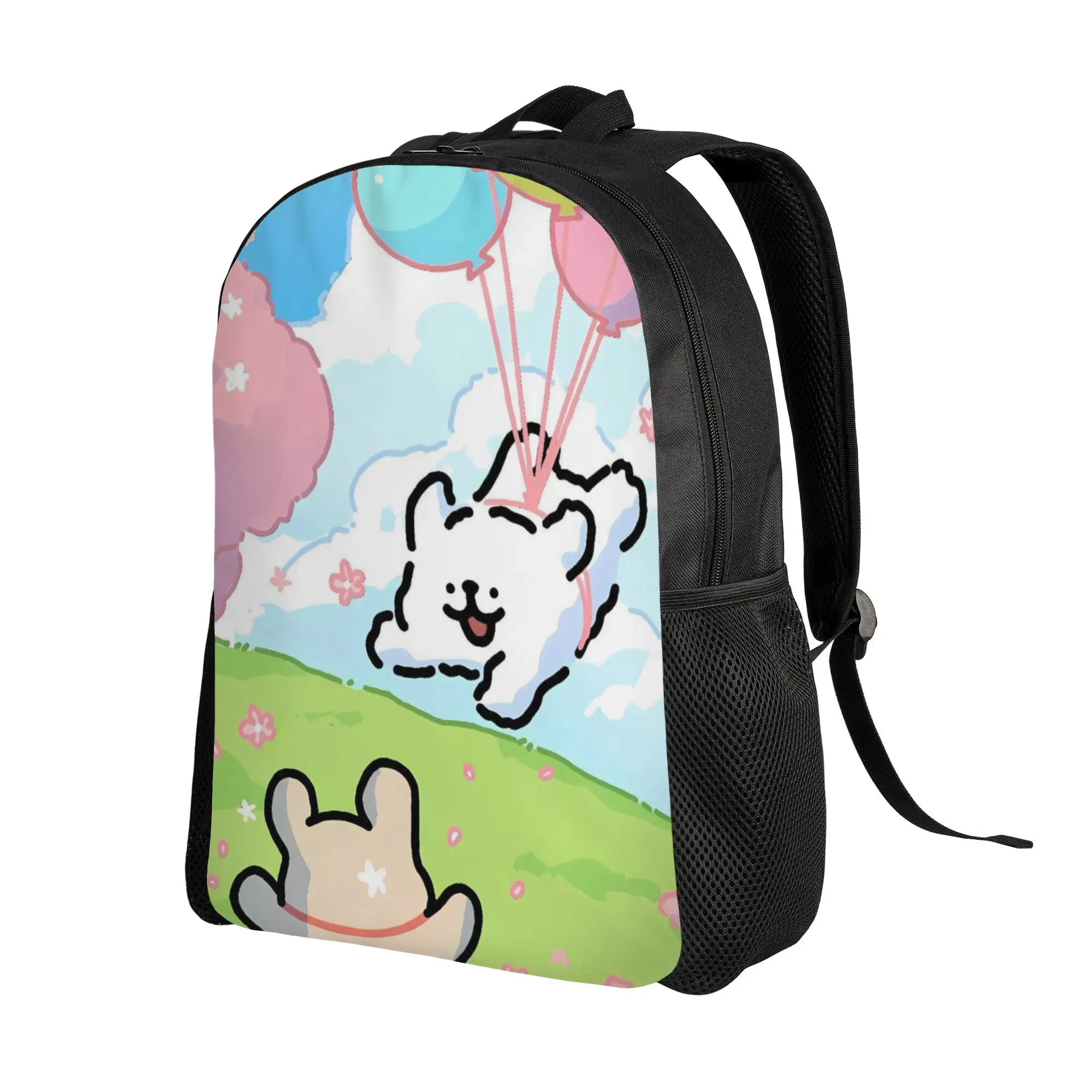 Line Dog  Backpack  Outdoor Backpacks Women Style School Bags Colorful Large Rucksack