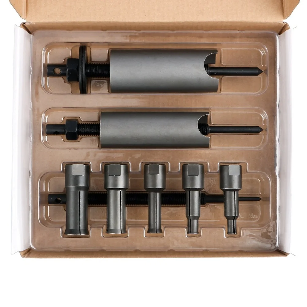 12Pcs Motorcycle Bearing Puller Removal Tool Kit 9-23mm Inner Diameter Alloy 4 Prong Extractor Set For Bike Auto Repair Hand Too