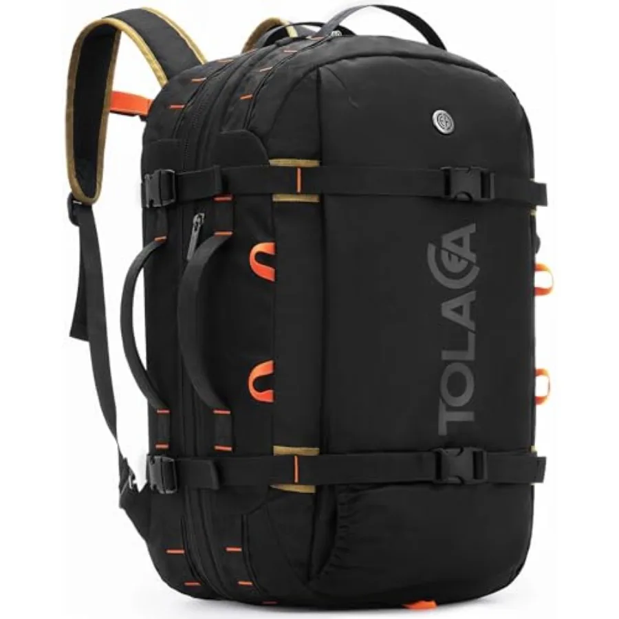 

Travel Backpack for Men Women, 40L-50L Carry On Backpack with Wet Dry Compartment, TSA Approved Laptop Daypack Fits 15.6", Conv