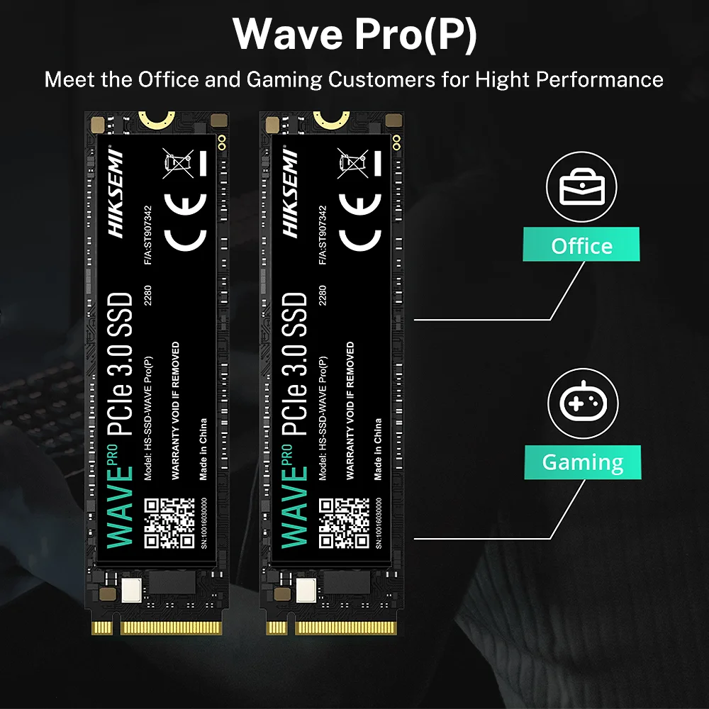 HIKSEMI WAVE Pro(P) 3500MB/s M2 SSD NVMe 256GB 512GB 1TB M.2 PCIe 3.0 2280 노트북 데스크탑용 내장 솔리드 스테이트 드라이브