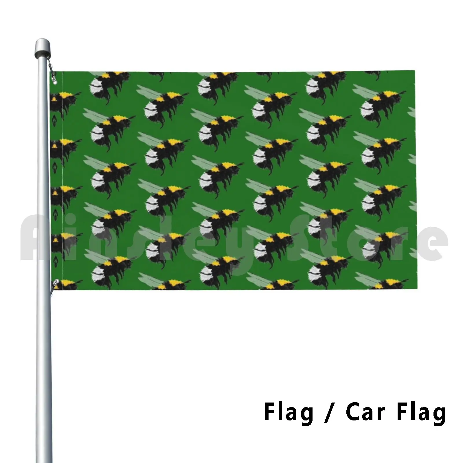 Artwork Of A Bumblebee I Outdoor Decor Flag Car Flag 3031 Bumblebee Bumble Bee Insect