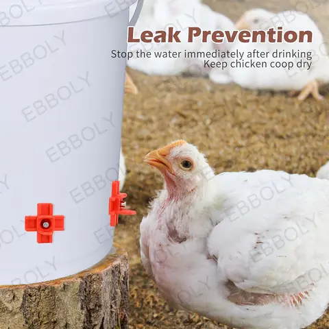 15/20/30 पैक क्षैतिज चिकन निपल्स वाटरर स्वचालित पोल्ट्री निपल्स क्षैतिज साइड माउंट चिकन ड्रिंकर्स बटेर बत्तख के लिए 10 best sales चिकन पीने वाला - №6