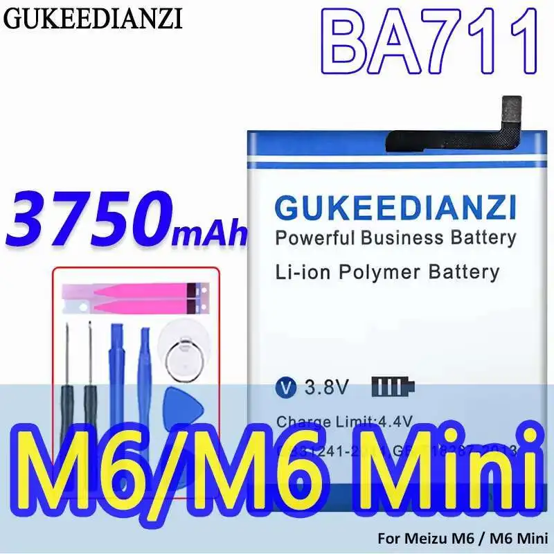 

For Meizu M6 Mini M6mini 3750Mah BA711 Mobile Phone Battery Premium Replacement