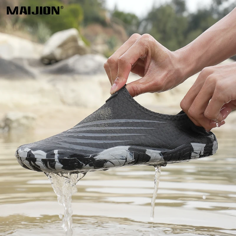 Men Quick Dry Aqua Shoes Women Breathable Water Sports Shoes Light Non-slip Wading Sneakers for Seaside Swimming Surfing Sailing - Image 3