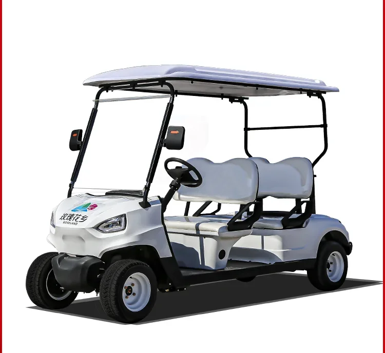 Customized 2-10 seat electric golf cart sightseeing  four-wheel tourist attraction ferry viewing battery