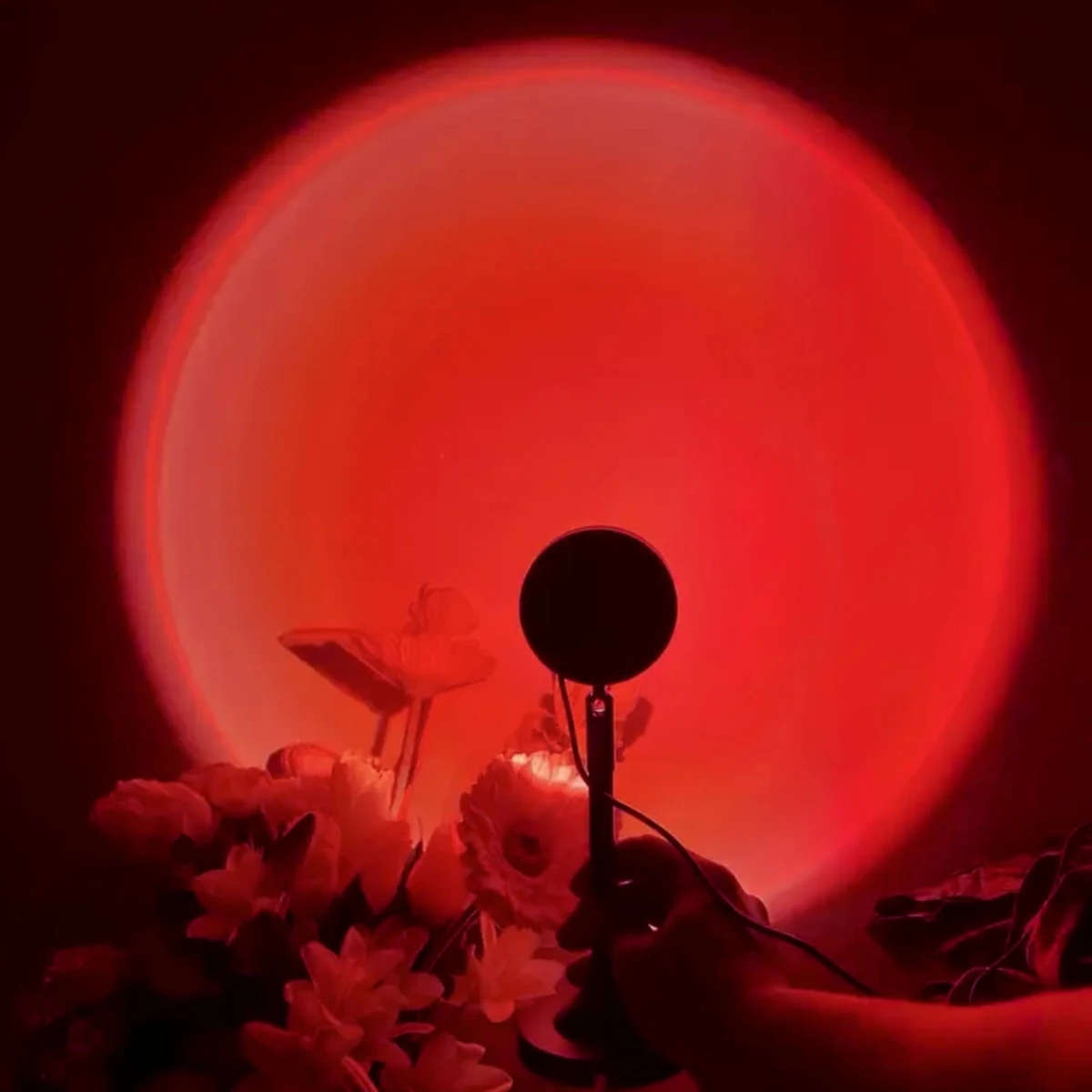 Sunset Projection Light Remote Control 16 Color Atmosphere Night Light for Bedroom Decoration Background Wall Photography Props