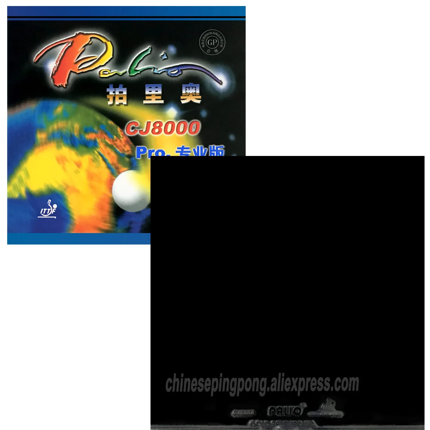 

Palio CJ8000 pro table tennis rubber sticky rubber with high elastic blue sponge rubber CJ8000 pro