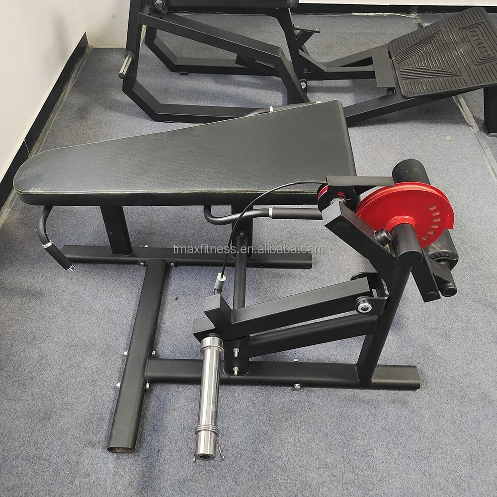 Commercial Prone Leg Curl Bodybuilding Equipment Plate Loaded Gym Equipment Machine