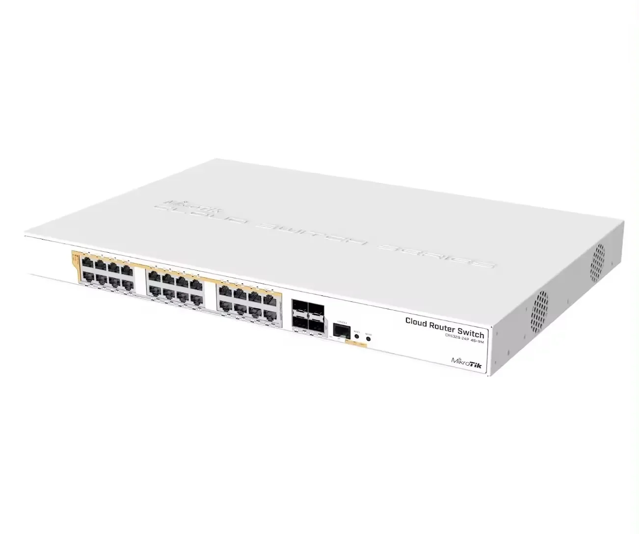 Hot Sale 24 Gigabit Ethernet Switch Mikrotik CRS328-24P-4S+RM Support Passive PoE Low Voltage PoE 802.3af/at Intelligent Switch