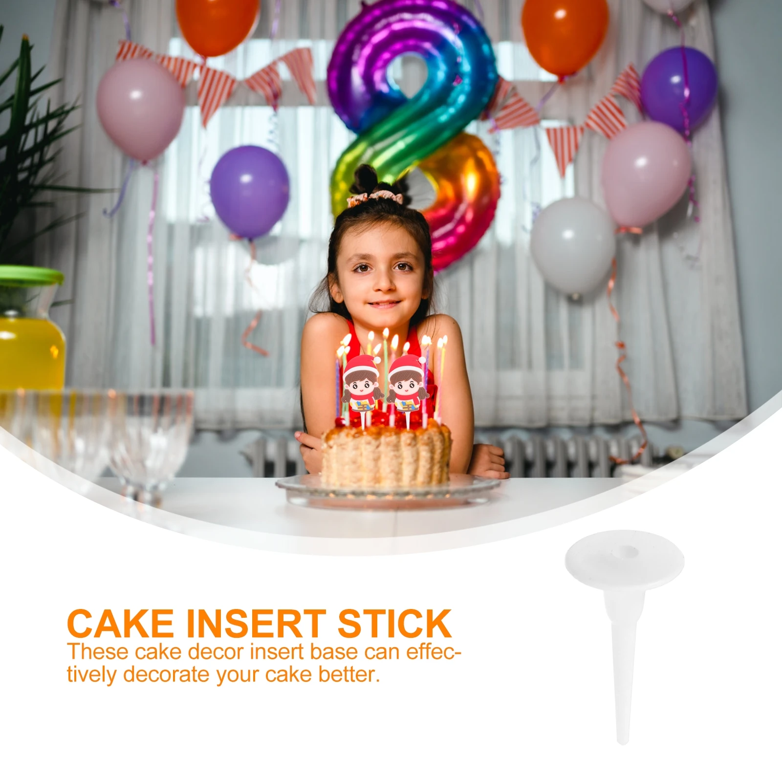 

Decoration Inserts Food Grade Diy Base Dessert Adorn Cake Insert Sticks Sugar Paste Support Cake Topper Needles Ice Cream