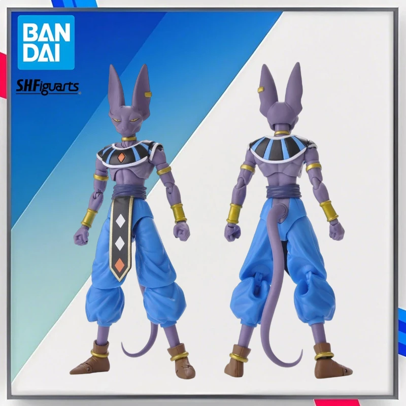 

100% Original Bandai SH Figuarts SHF Beerus Dragon Ball Super Anime Action Collection Figures Model Toys Figura in Stock