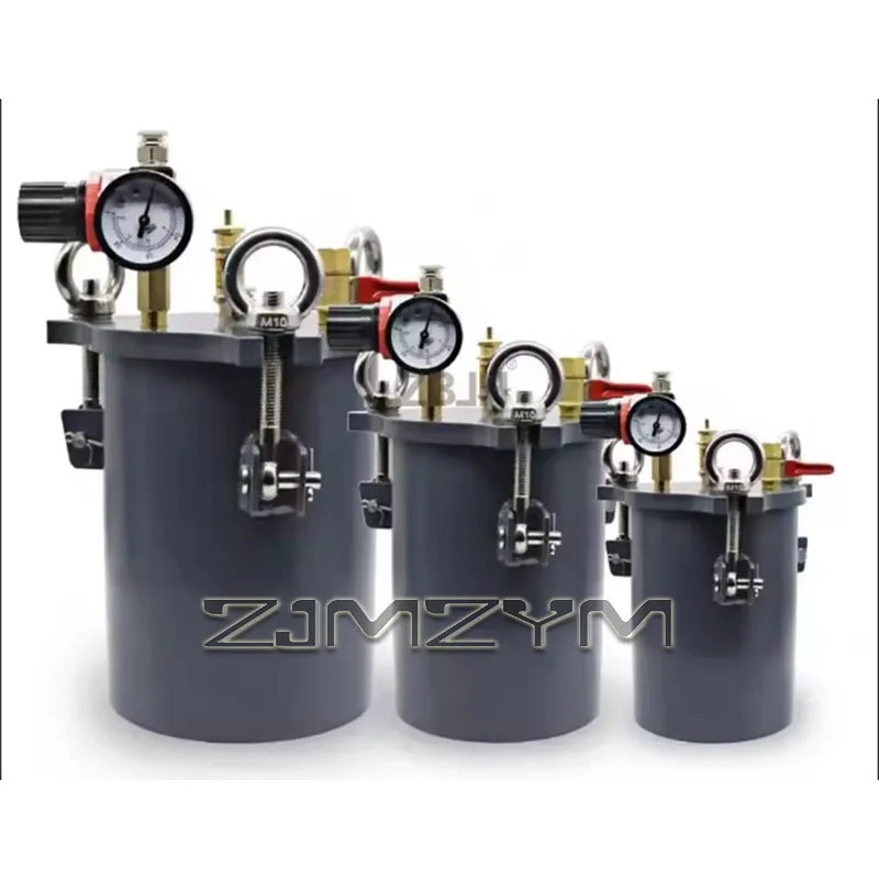 Carbon Steel Pressure Tank Pneumatic Dispensing Pressure Vessel for Industrial Glue UV Glue Feeding Multiple Capacities Optional
