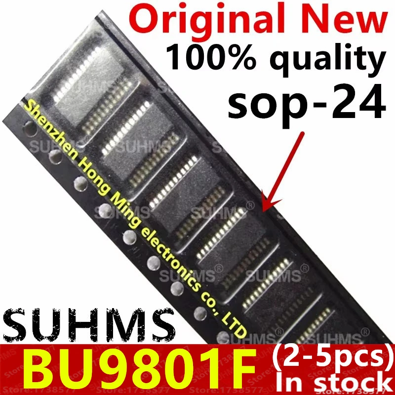 (2-5piece)100% New BU9801F BU9801F-E2 sop-24