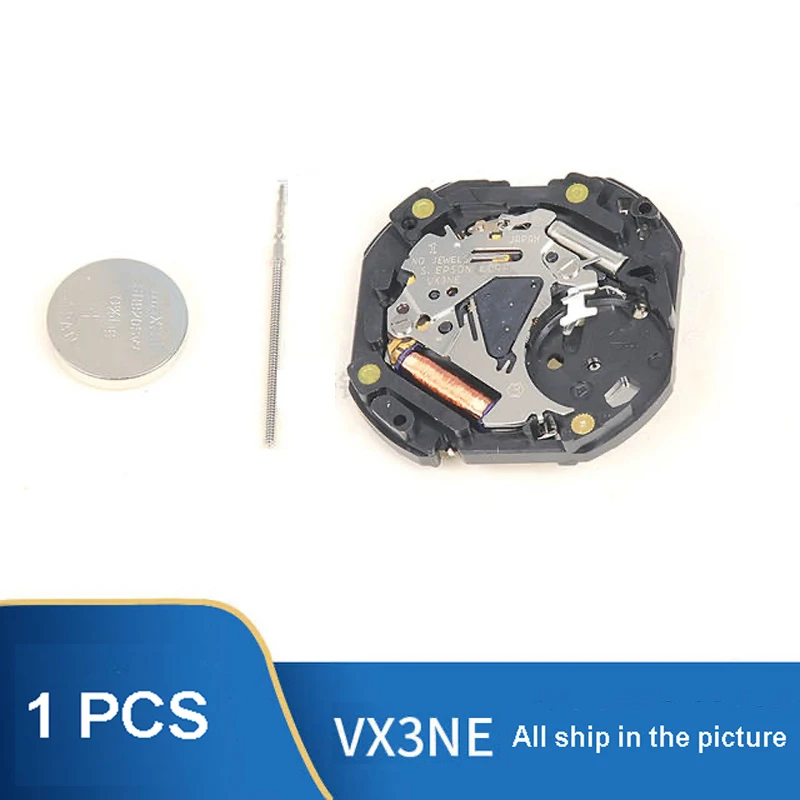 Original Japanese VX3NE Movement VX3N Quartz Movement 6Hands 6/9/12 Watch Movement Accessories