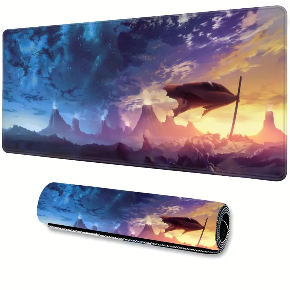 

Gurren Lagann Mouse Pad Pc Gamer Cabinet Keyboard Tengen Toppa Mat Computer Anime Deskmat Gaming Accessories Table Mousepad XXL