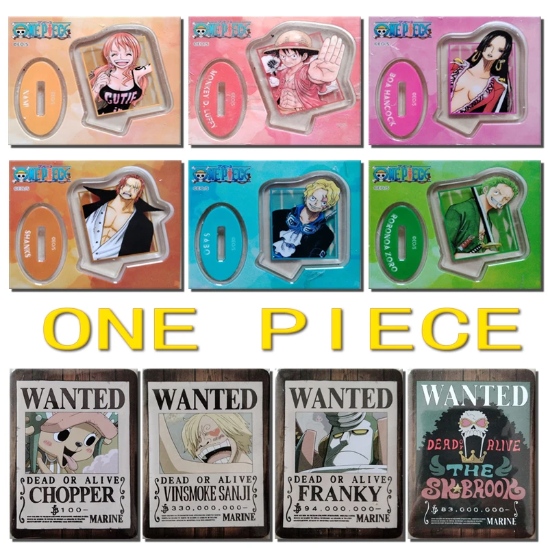 ONE PIECE Monkey D Luffy Nami Tony Tony Chopper Eustass Kid Portgas D Ace Acrylic Cards Game Collection Birthday Christmas Gifts